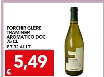 TuoDi Forchir Glere Traminer Aromatico Doc offerta