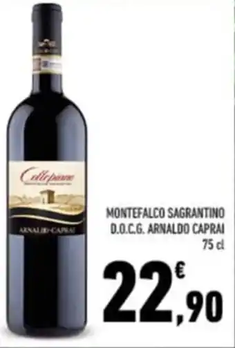 Conad MONTEFALCO SAGRANTINO D.O.C.G. ARNALDO CAPRAI 75 cl offerta