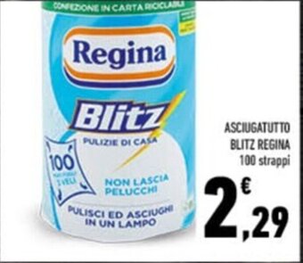 Conad ASCIUGATUTTO BLITZ REGINA 100 strappi offerta