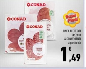 Conad LINEA AFFETTATI FRESCHI & CONVENIENTI offerta