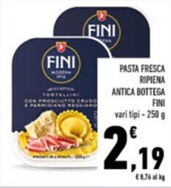 Conad PASTA FRESCA RIPIENA ANTICA BOTTEGA FINI vari tipi - 250 g offerta