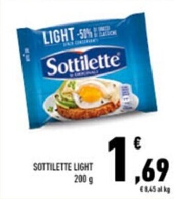 Conad SOTTILETTE LIGHT 200 g offerta