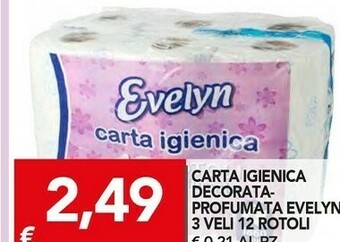 TuoDi Evelyn Carta Igienica Decorata Profumata offerta