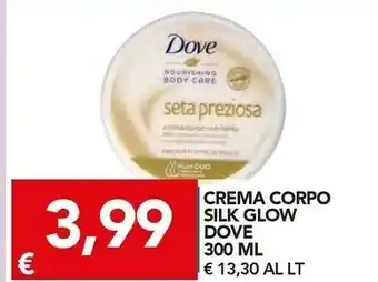TuoDi Dove Crema Corpo Silk Glow offerta