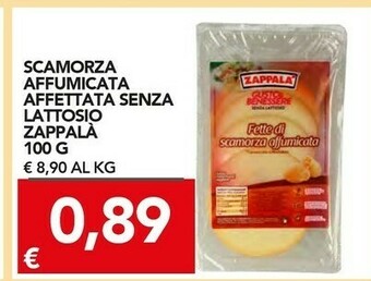 Zappalà Scamorza Affumicata Affettata Senza Lattosio