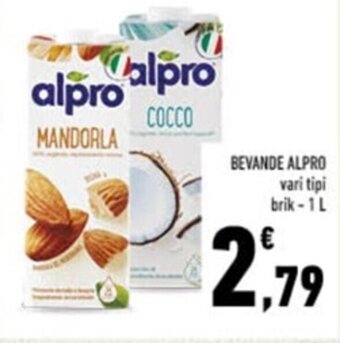 Conad BEVANDE ALPRO vari tipi brik-1 L offerta