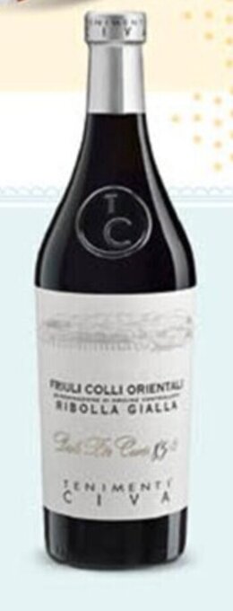 Conad TENIMENTI CIVA Ribolla Gialla DOC 75 cl offerta