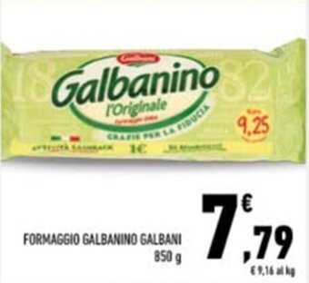 Conad FORMAGGIO GALBANINO GALBANI 850 g offerta