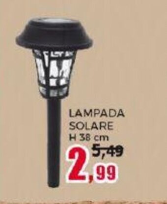 Happy Casa LAMPADA SOLARE H 38 cm offerta