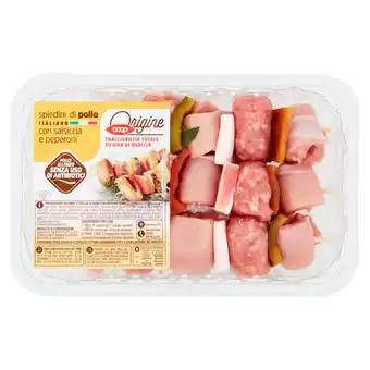 Ipercoop Spiedini di pollo origine offerta