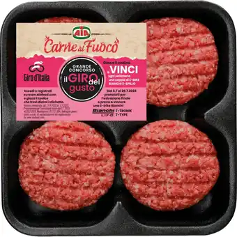 Ipercoop Hamburger di suino carne al fuoco aia offerta