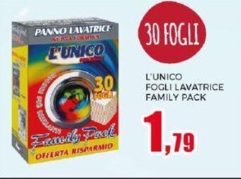 Happy Casa L'UNICO FOGLI LAVATRICE FAMILY PACK offerta