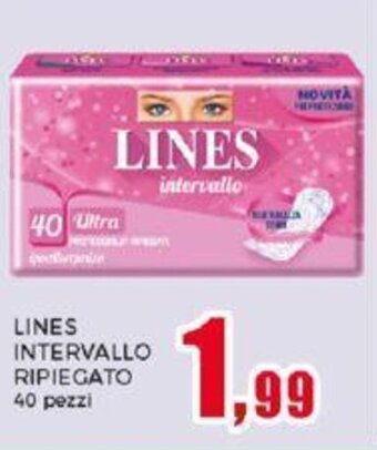LINES INTERVALLO RIPIEGATO 40 pezzi