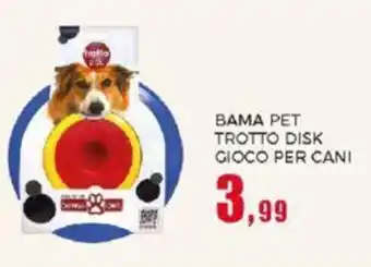 Happy Casa BAMA PET TROTTO DISK GIOCO PER CANI offerta