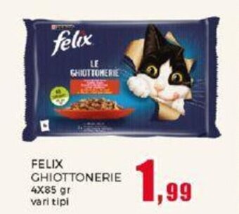 FELIX GHIOTTONERIE 4X85 gr vari tipi