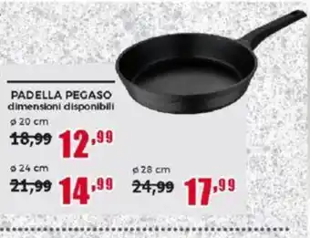 Happy Casa PADELLA PEGASO dimensioni disponibili Ø 20 cm offerta