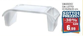 Happy Casa VASSOIO DA LETTO H 22x60x32 cm offerta