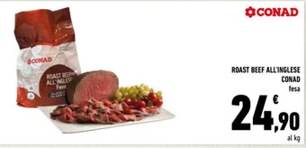 Conad ROAST BEEF ALL'INGLESE CONAD fesa offerta