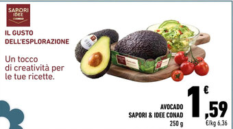 Conad AVOCADO SAPORI & IDEE CONAD 250 g offerta