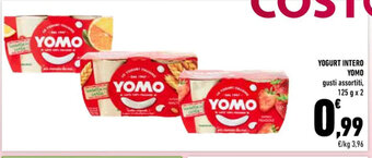 Conad YOGURT INTERO YOMO gusti assortiti, 125 g x 2 offerta