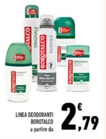Conad LINEA DEODORANTI BOROTALCO offerta
