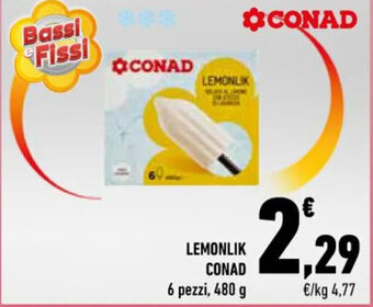 Conad LEMONLIK CONAD 6 pezzi, 480 g offerta