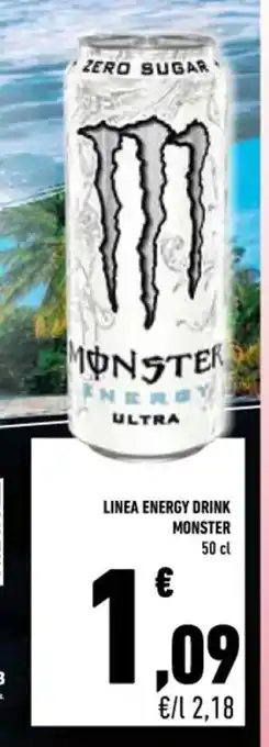 Conad LINEA ENERGY DRINK MONSTER 50 cl offerta