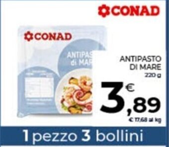 Conad ANTIPASTO DI MARE 220 g offerta