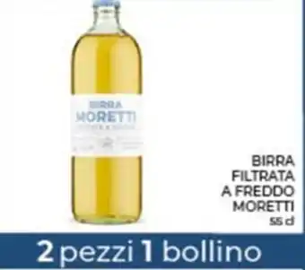 Conad BIRRA FILTRATA A FREDDO MORETTI 55 cl offerta