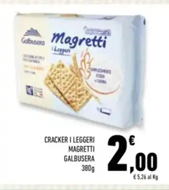 Conad Superstore CRACKER I LEGGERI MAGRETTI GALBUSERA 380 g offerta
