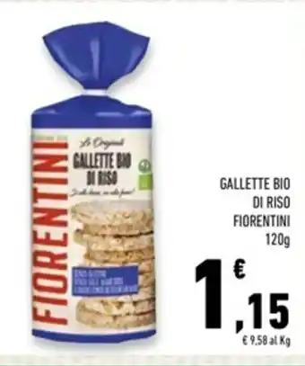 Conad Superstore GALLETTE BIO DI RISO FIORENTINI 120g offerta