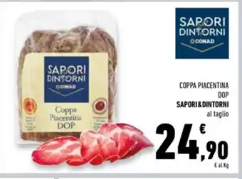 Conad Superstore COPPA PIACENTINA DOP SAPORI&DINTORNI al taglio offerta