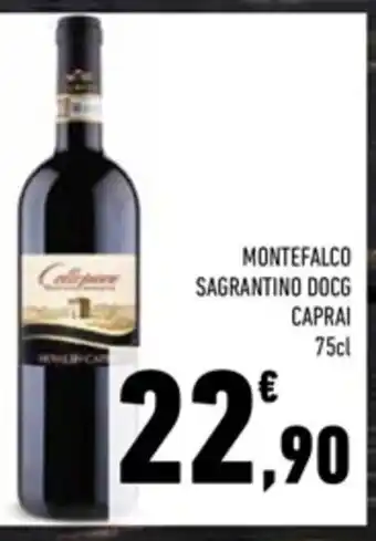Conad Superstore MONTEFALCO SAGRANTINO DOCG CAPRAI 75cl offerta