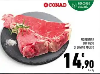 Conad Superstore FIORENTINA CON OSSO DI BOVINO ADULTO offerta