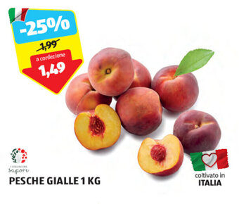 ALDI PESCHE GIALLE 1 KG offerta