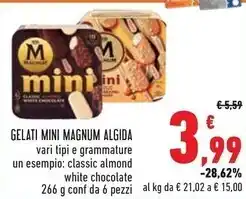 Conad City Algida gelati mini magnum offerta