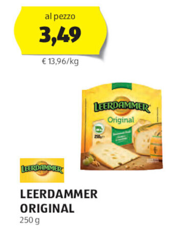 ALDI LEERDAMMER ORIGINAL 250 g offerta