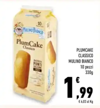 Conad Superstore PLUMCAKE CLASSICO MULINO BIANCO 10 pezzi 330g offerta