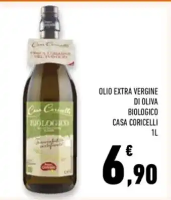 Conad Superstore OLIO EXTRA VERGINE DI OLIVA BIOLOGICO CASA CORICELLI 1L offerta