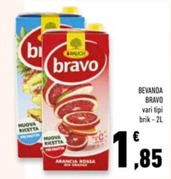 Conad Superstore BEVANDA BRAVO vari tipi brik - 2L offerta