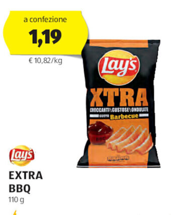 ALDI Lay's EXTRA BBQ 110 g offerta