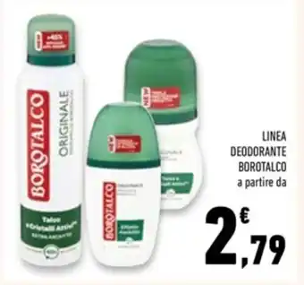 Conad Superstore LINEA DEODORANTE BOROTALCO a partire da offerta