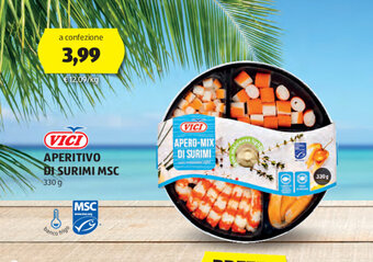 ALDI VICI APERITIVO DI SURIMI MSC 330 g offerta