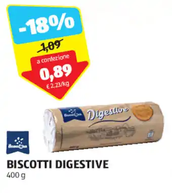 ALDI BISCOTTI DIGESTIVE 400 g offerta