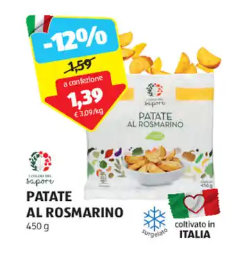 ALDI PATATE AL ROSMARINO 450 g offerta