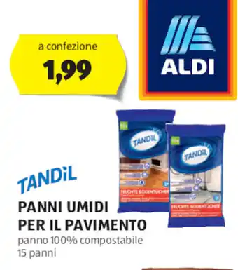 ALDI TANDIL PANNI UMIDI PER IL PAVIMENTO offerta