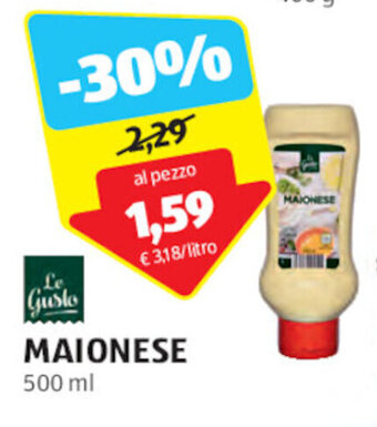 ALDI Le Gusto MAIONESE 500 ml offerta