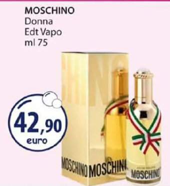 Acqua & Sapone MOSCHINO Donna Edt Vapo ml 75 offerta