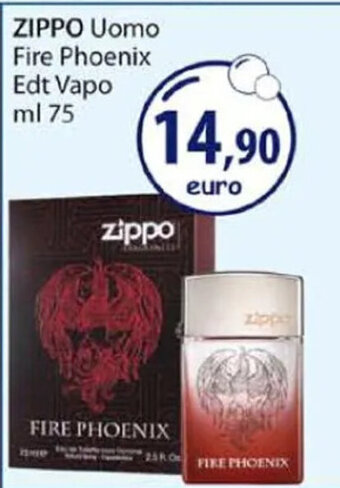 Acqua & Sapone ZIPPO Uomo Fire Phoenix Edt Vapo ml 75 offerta