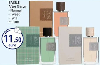 Acqua & Sapone BASILE After Shave - Flannel - Tweed -Twill ml 100 offerta